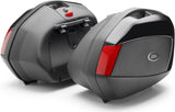 Monokey Side Black Side Cases - 70 Lt Technopolymer - Givi Compatible With Suzuki Gsf 650 Bandit - S K7 K8 (2007-2011)