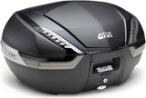 Monokey Carbon Look Tech Top Case - 47 Lt Technopolymer - Givi Compatible With Kove Moto 510 X (2024)