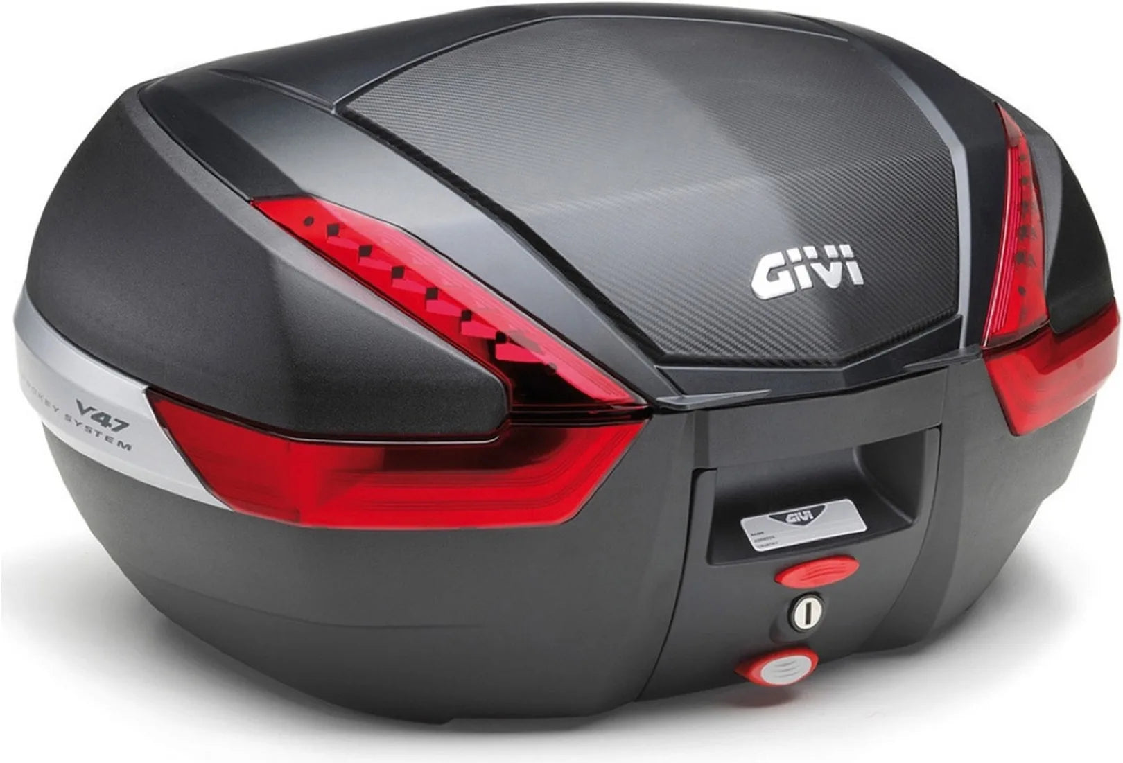 Baúl Monokey Carbon Look 47 Lt Plastico - Givi Compatible Con Ktm 1290 Super Adventure (2015-2016)