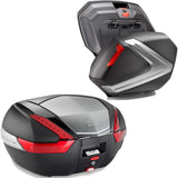 Baúl + Maletas Laterales Argento 121 Lt Plastico - Givi Compatible Con Honda Nc 750 X (2016-2020)