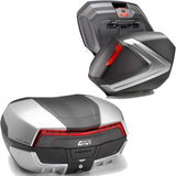 Baúl + Maletas Laterales Maxia 5 Argento 132 Lt Maxia 5 Plastico - Givi Compatible Con Honda Cbf 500 (2004-2012)