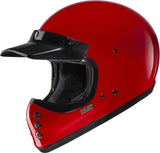 Casco Integral Para Moto Hjc V60 Advanced Fiberglass Composite Rojo Intenso Talla 10 Xl