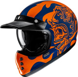 Casco Integral Para Moto Hjc V60 Advanced Fiberglass Composite Mc27 Flame Talla 06 Xs