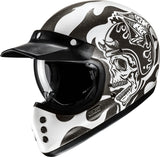 Casco Integral Para Moto Hjc V60 Advanced Fiberglass Composite Mc5 Flame Talla 08 M