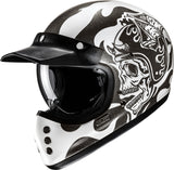 Full-Face Motorcycle Helmet Hjc V60 Advanced Fiberglass Composite Mc5 Flame Size 06 Xs