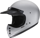 Full-Face Motorcycle Helmet Hjc V60 Advanced Fiberglass Composite Grey Size 10 Xl