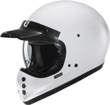 Full-Face Motorcycle Helmet Hjc V60 Advanced Fiberglass Composite White Size 10 Xl