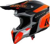 Casco Off-Road Para Moto Airoh Wraaap - Wrac32 Thermoplastic Hrt Naranja Mate Conquer Talla L
