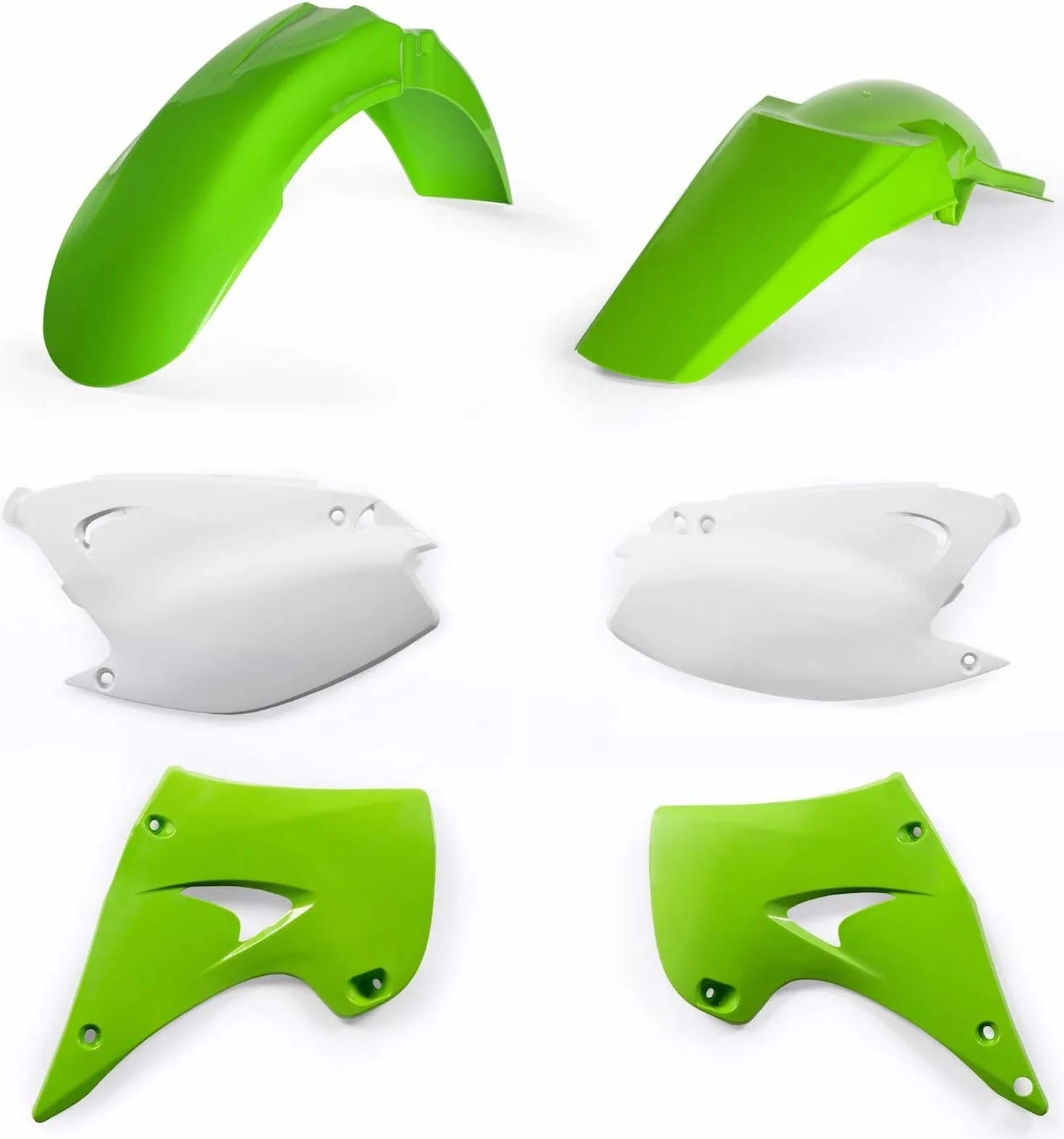 Kit Plastico - Acerbis Compatible Con Kawasaki Kx 250 2T (2003-2008)