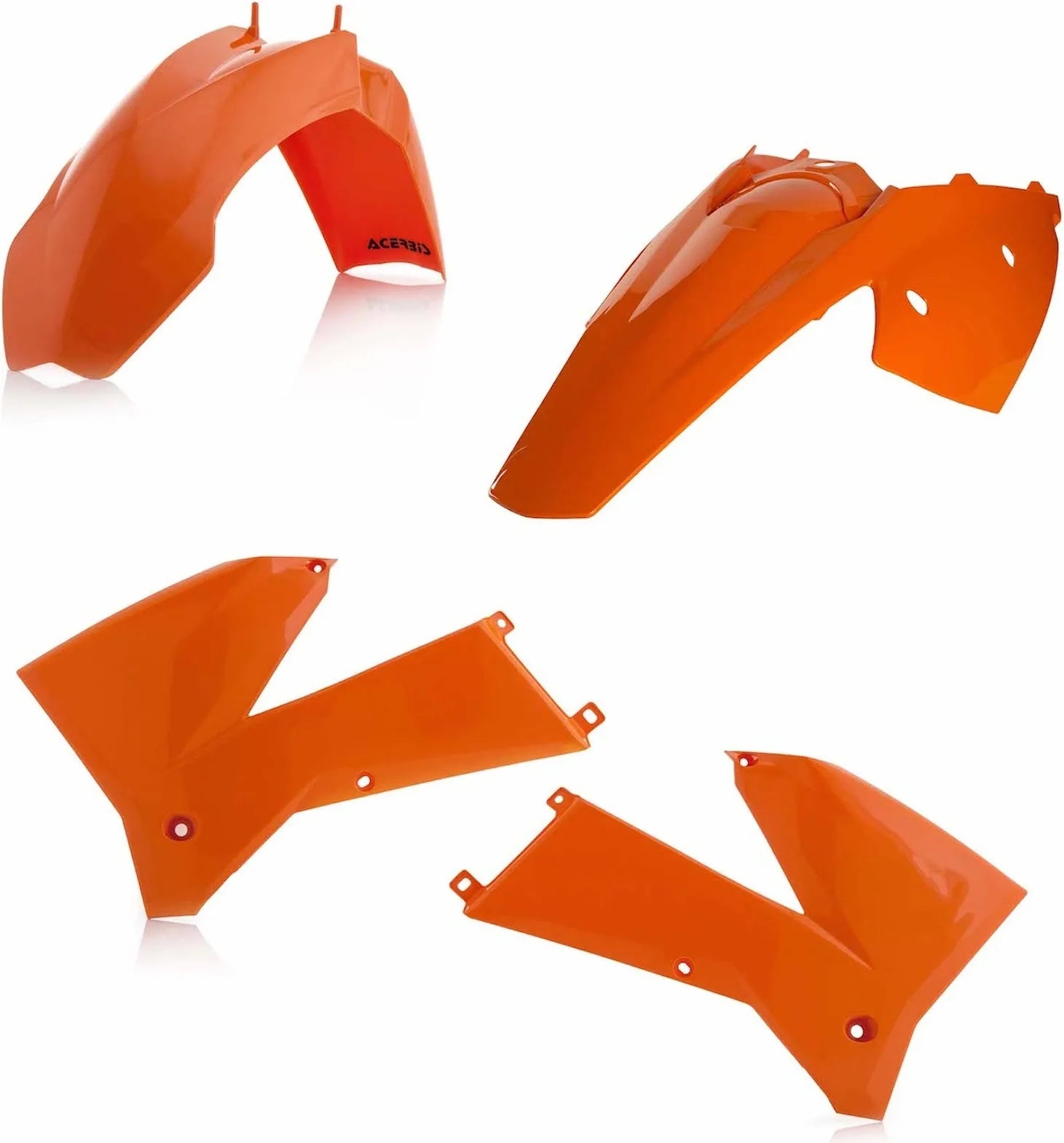 Kit Plastico - Acerbis Compatible Con Ktm 125 Exc (2005-2007)