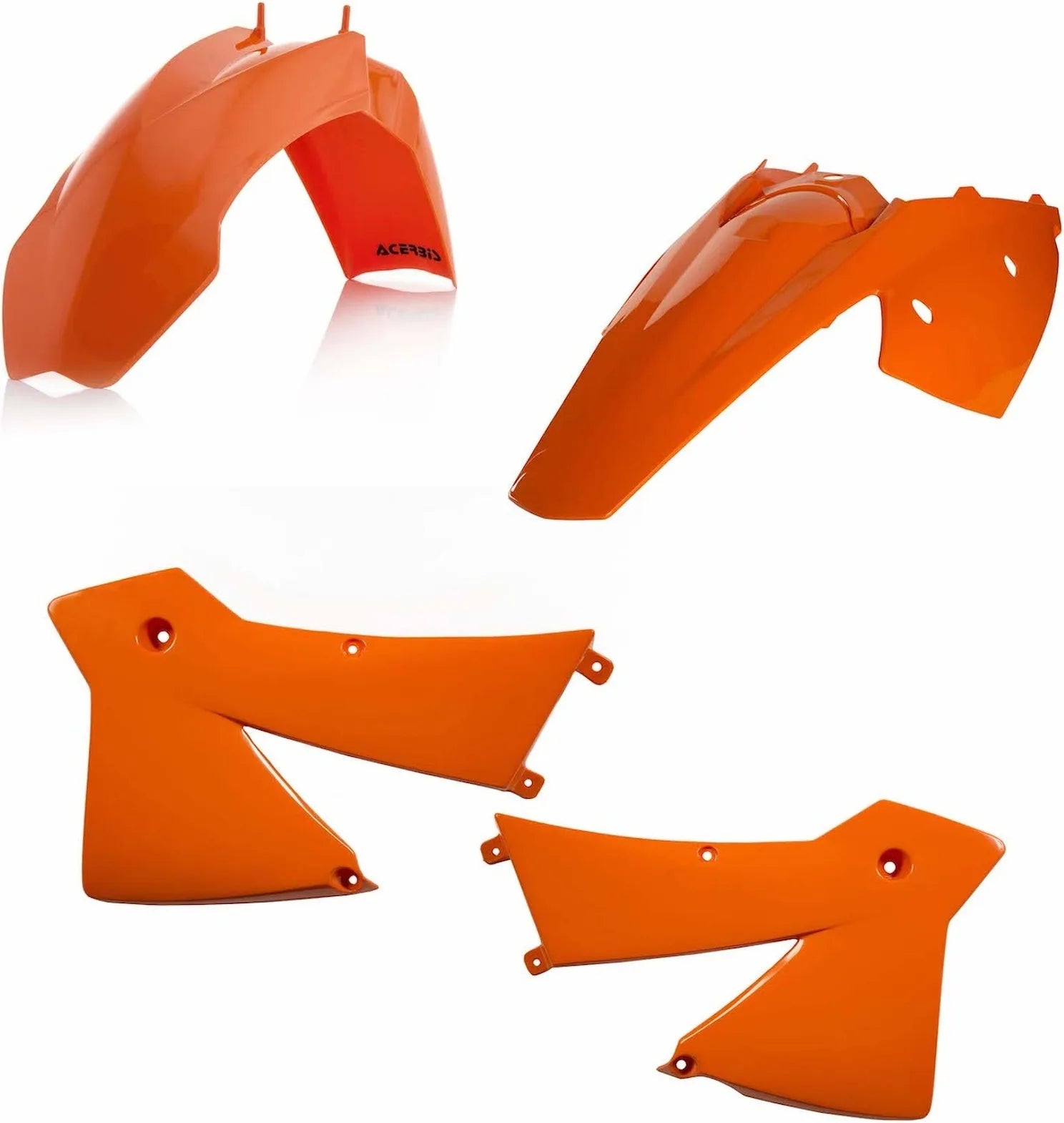 Kit Plastico - Acerbis Compatible Con Ktm 125 Exc (2004)