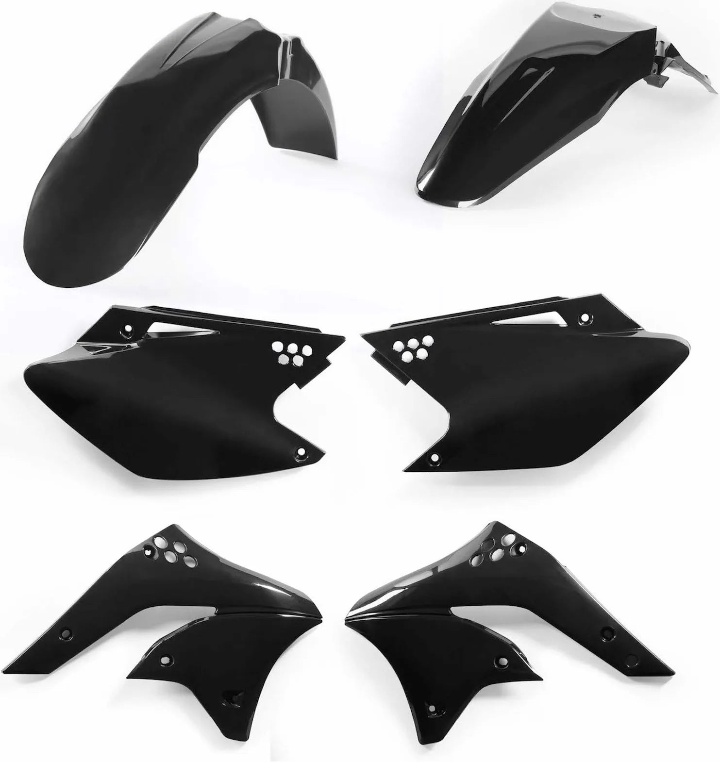 Kit Plastico - Acerbis Compatible Con Kawasaki Kx 250 F (2006-2008)