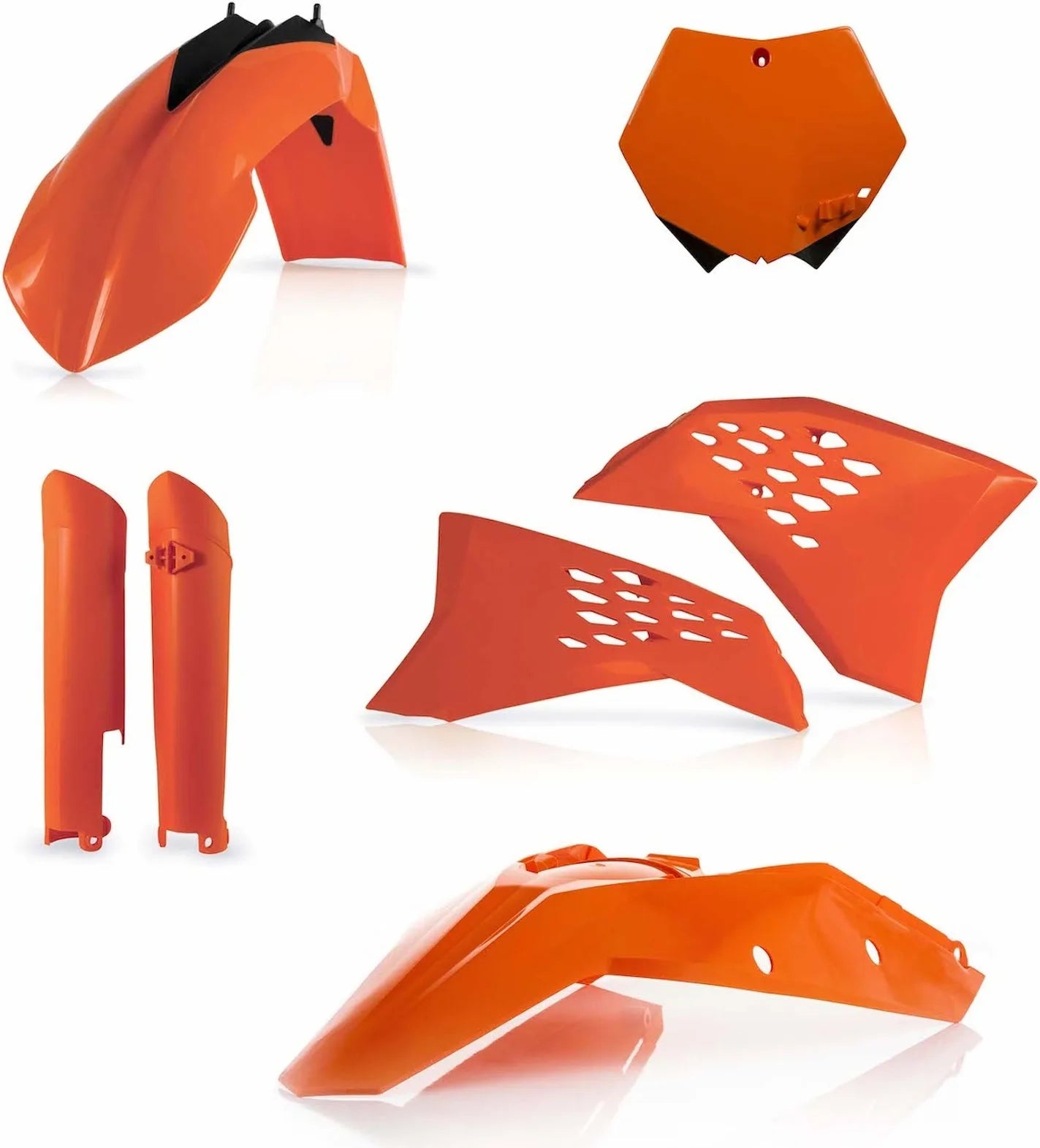 Kit Plastico Completo - Acerbis Compatible Con Ktm 350 Sx-F (2007-2010)