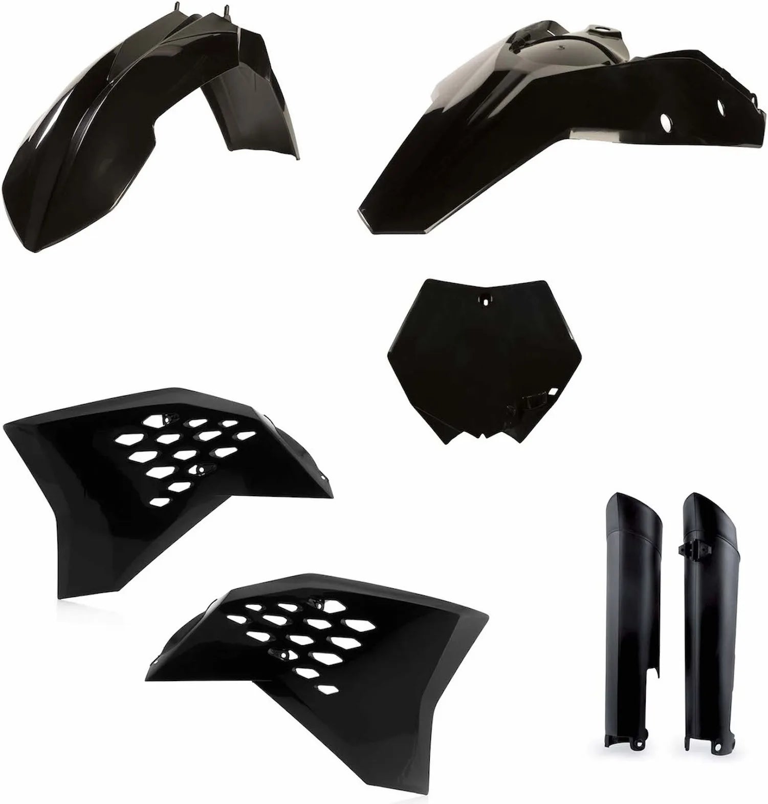 Kit Plastico Completo - Acerbis Compatible Con Ktm 350 Sx-F (2007-2010)
