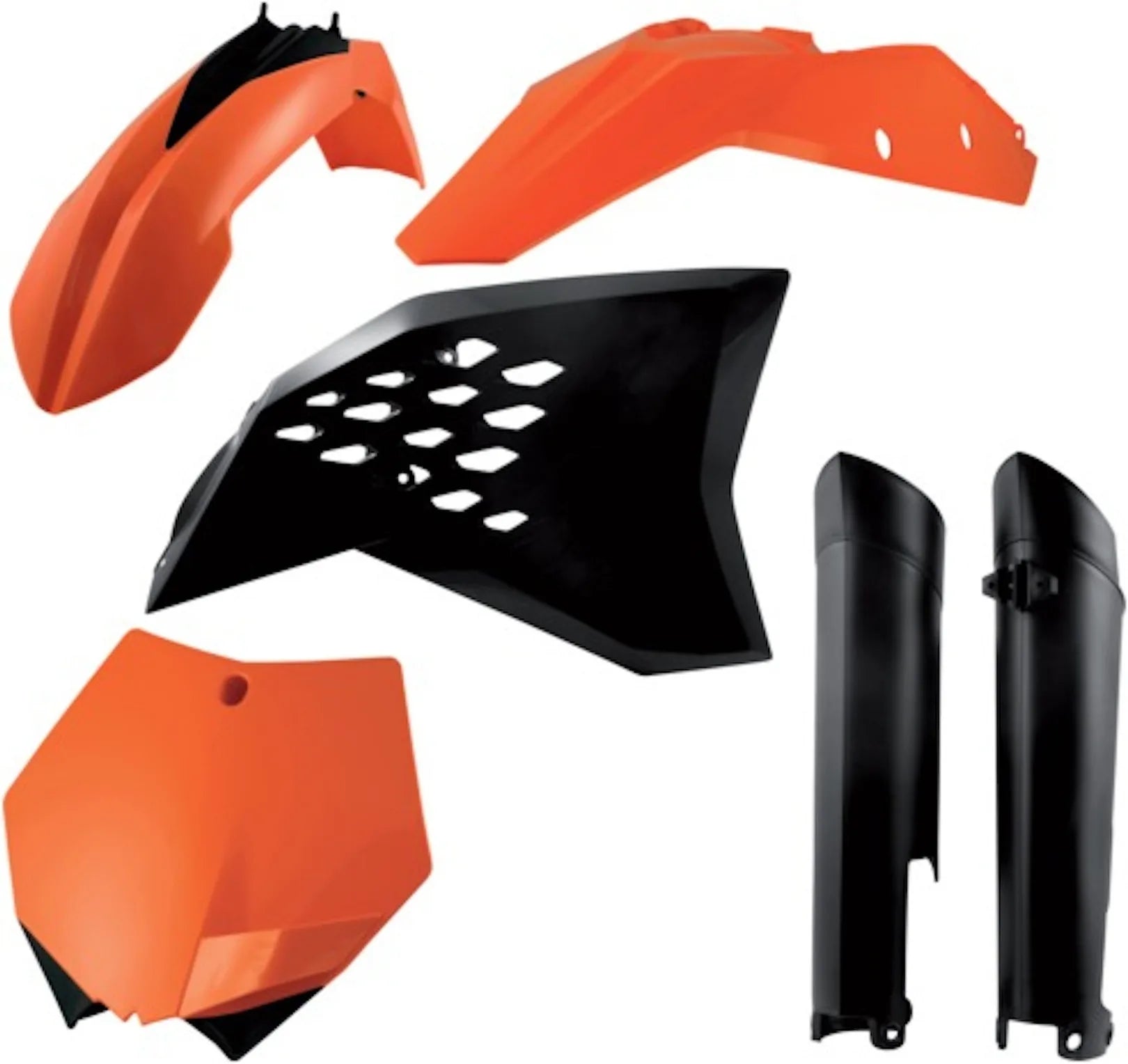 Kit Plastico Completo - Acerbis Compatible Con Ktm 250 Sx-F (2008-2010)