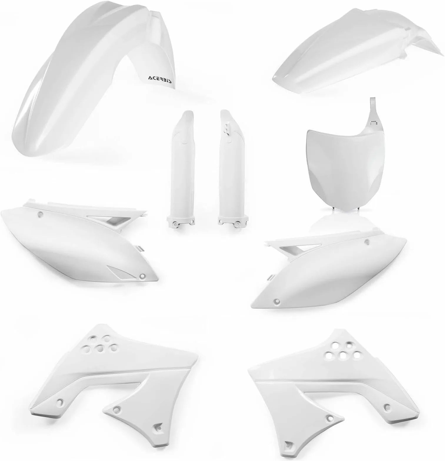 Kit Plastico Completo - Acerbis Compatible Con Kawasaki Kxf 250 (2009-2012)