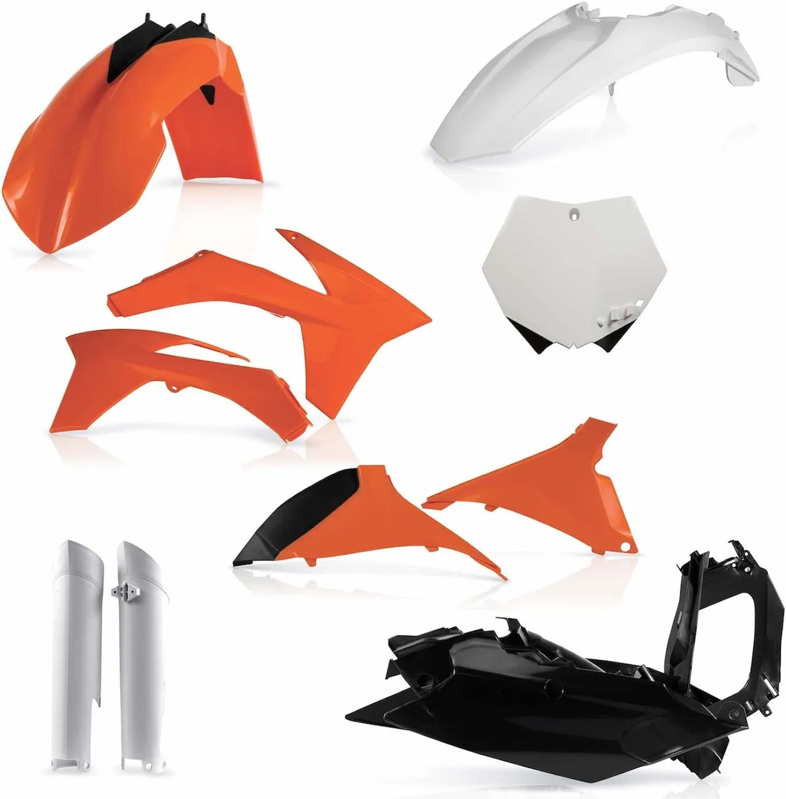 Kit Plastico Completo - Acerbis Compatible Con Ktm 250 Sx-F (2011-2012)