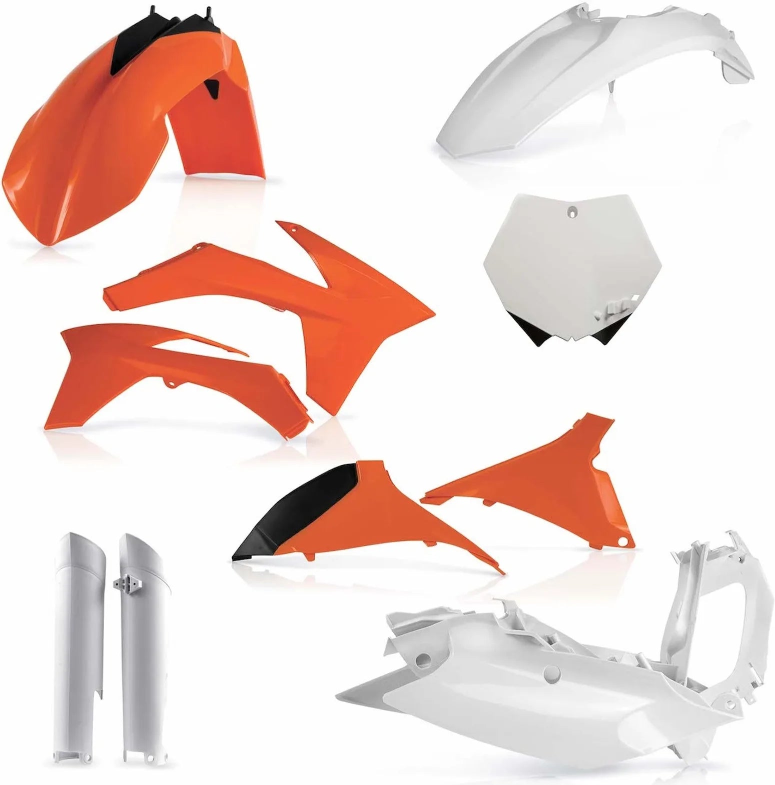 Kit Plastico Completo - Acerbis Compatible Con Ktm 250 Sx-F (2011-2012)