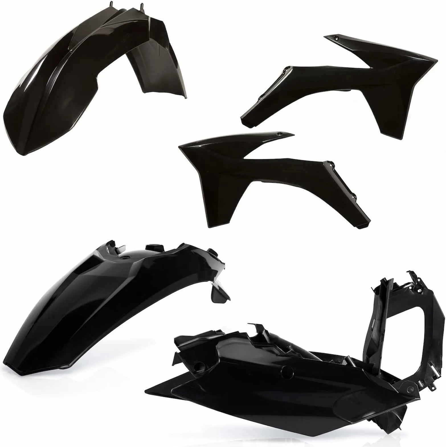 Kit Plastico - Acerbis Compatible Con Ktm 125 Exc (2012-2013)