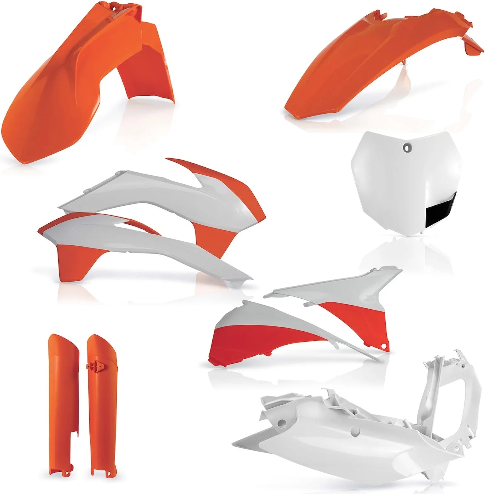Kit Plastico Completo - Acerbis Compatible Con Ktm 250 Sx-F (2013-2014)