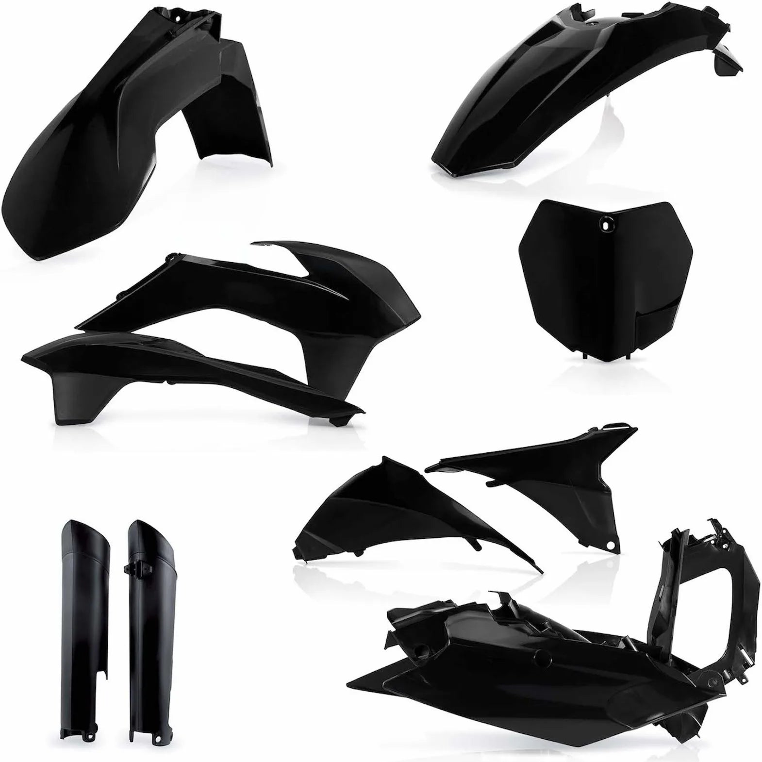 Kit Plastico Completo - Acerbis Compatible Con Ktm 505 Sx-F (2013-2014)