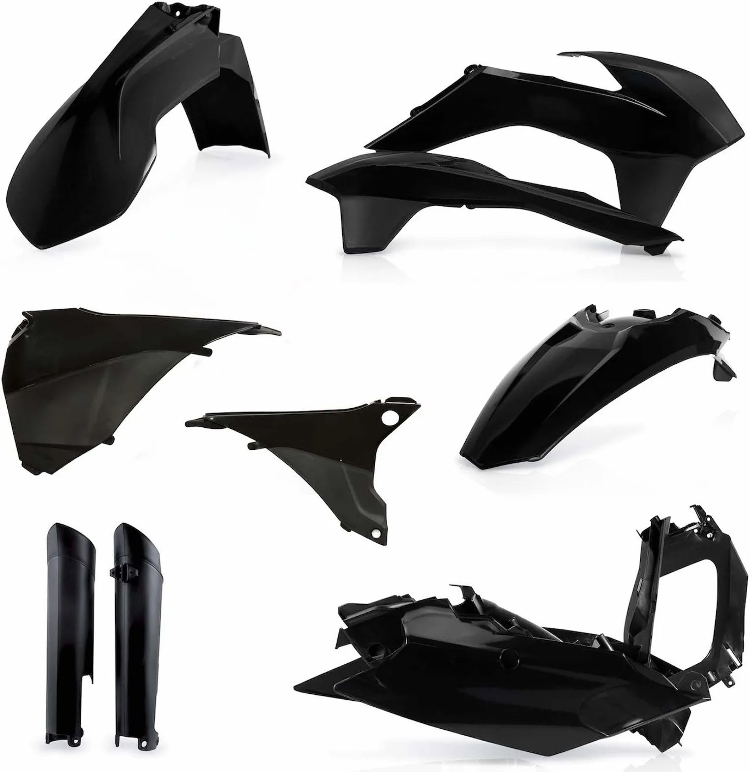 Kit Plastico Completo - Acerbis Compatible Con Ktm 525 Exc-F (2014-2015)
