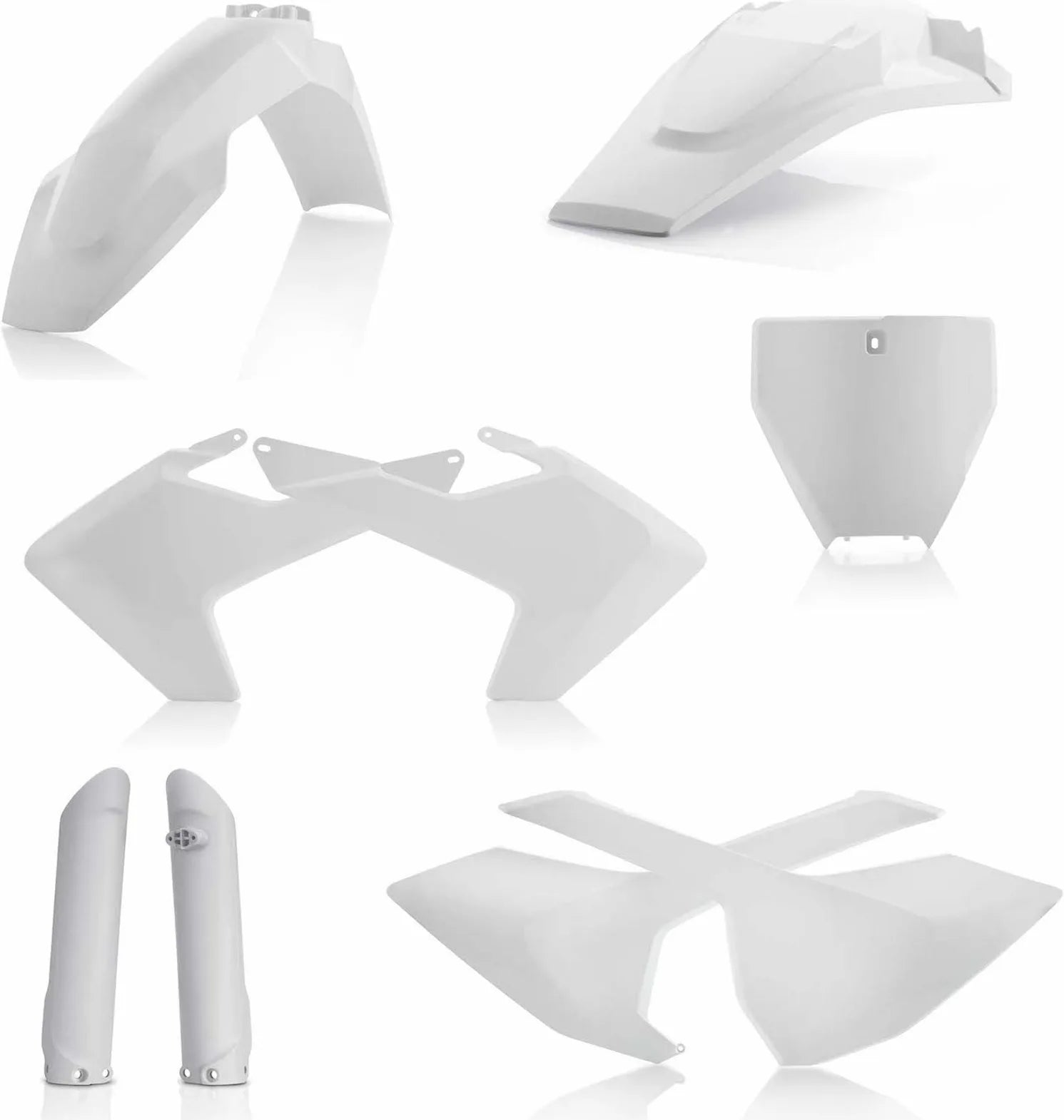 Kit Plastico Completo - Acerbis Compatible Con Husqvarna Tc 125 Tx (2016-2018)
