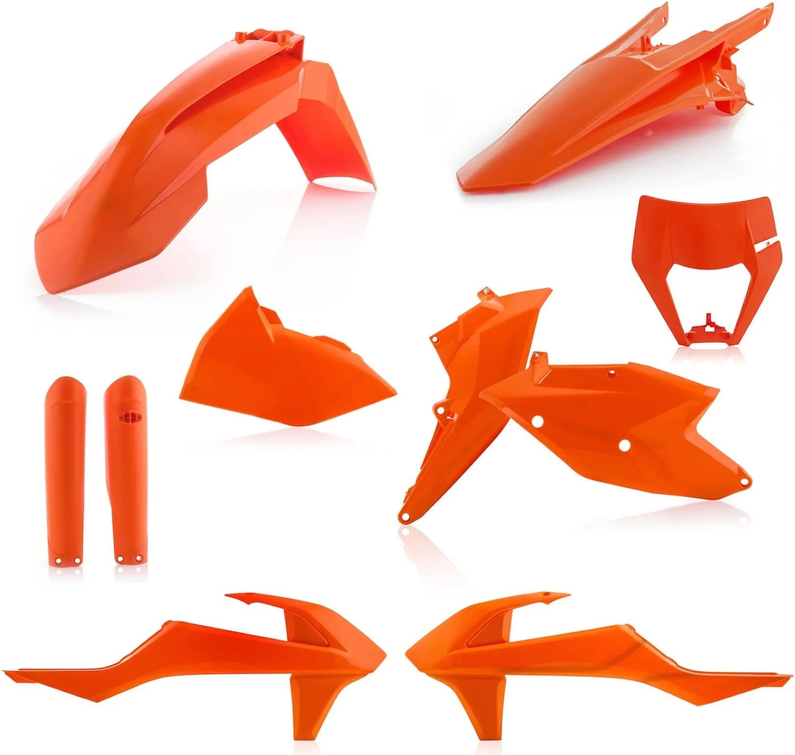Kit Plastico Completo - Acerbis Compatible Con Ktm 250 Exc (2018-2019)