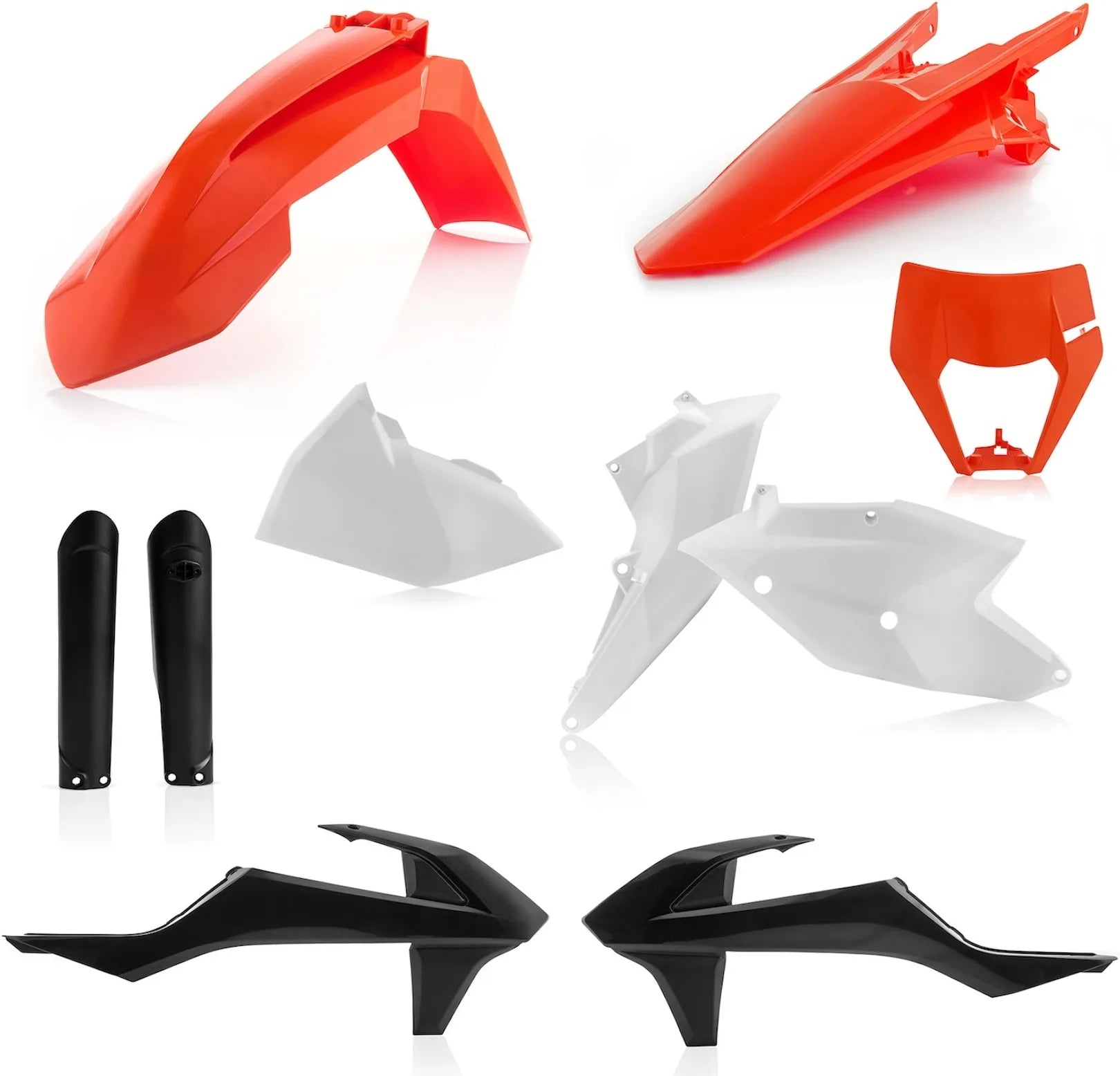 Kit Plastico Completo - Acerbis Compatible Con Ktm 300 Exc Tpi (2018)