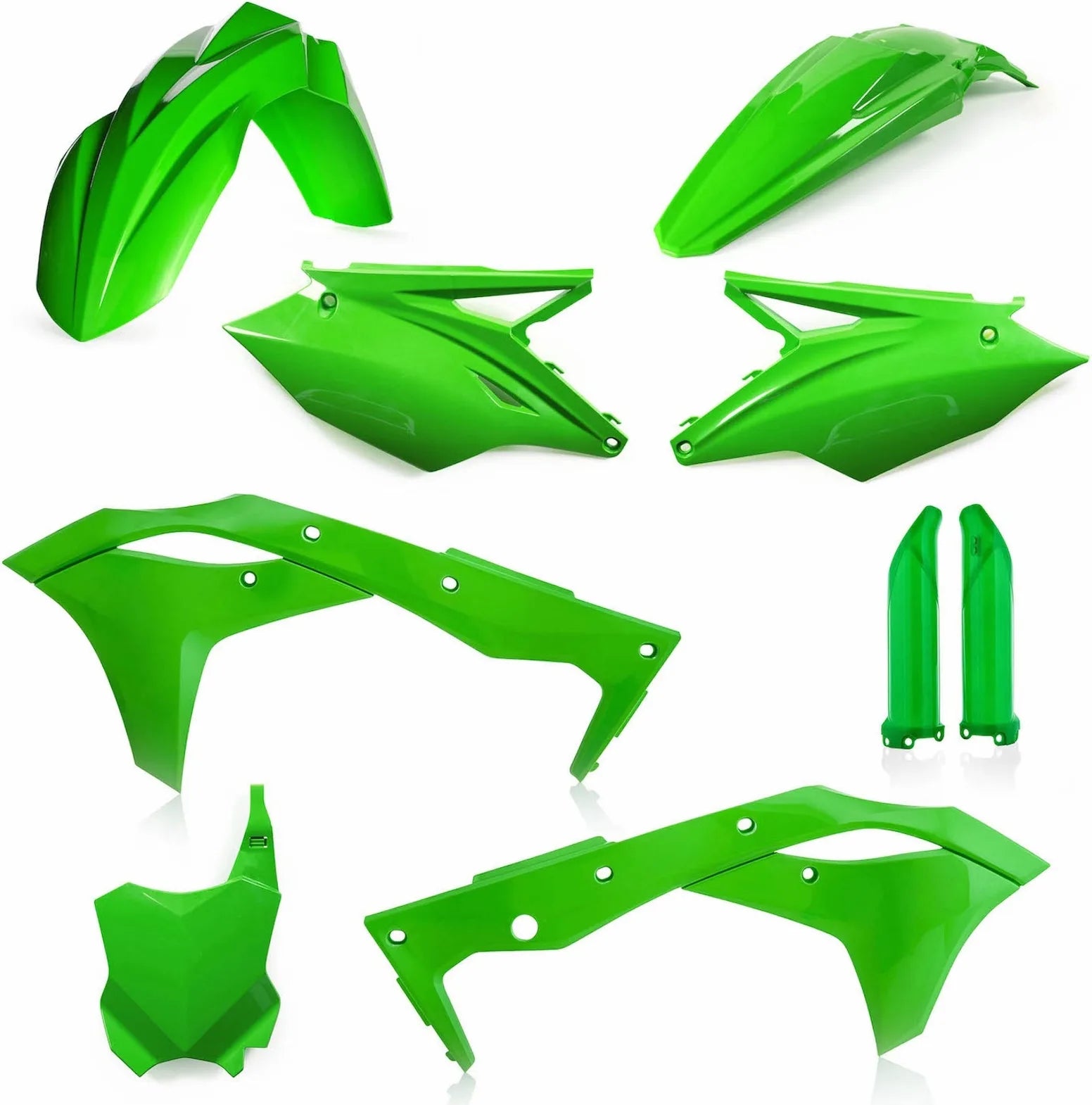 Kit Plastico Completo - Acerbis Compatible Con Kawasaki Kxf 250 (2019-2020)