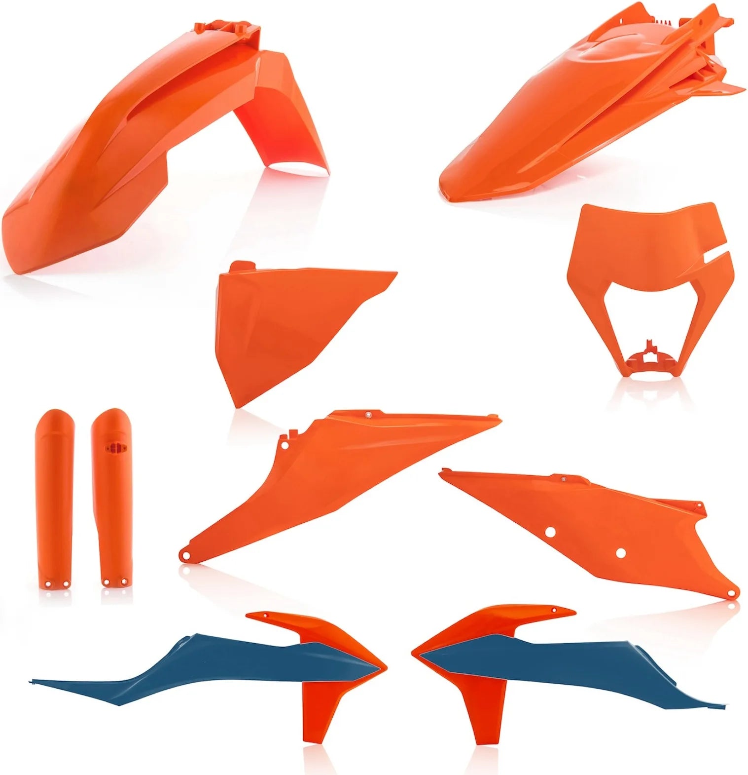 Kit Plastico Completo - Acerbis Compatible Con Ktm 250 Xc-W Tpi (2020-2022)