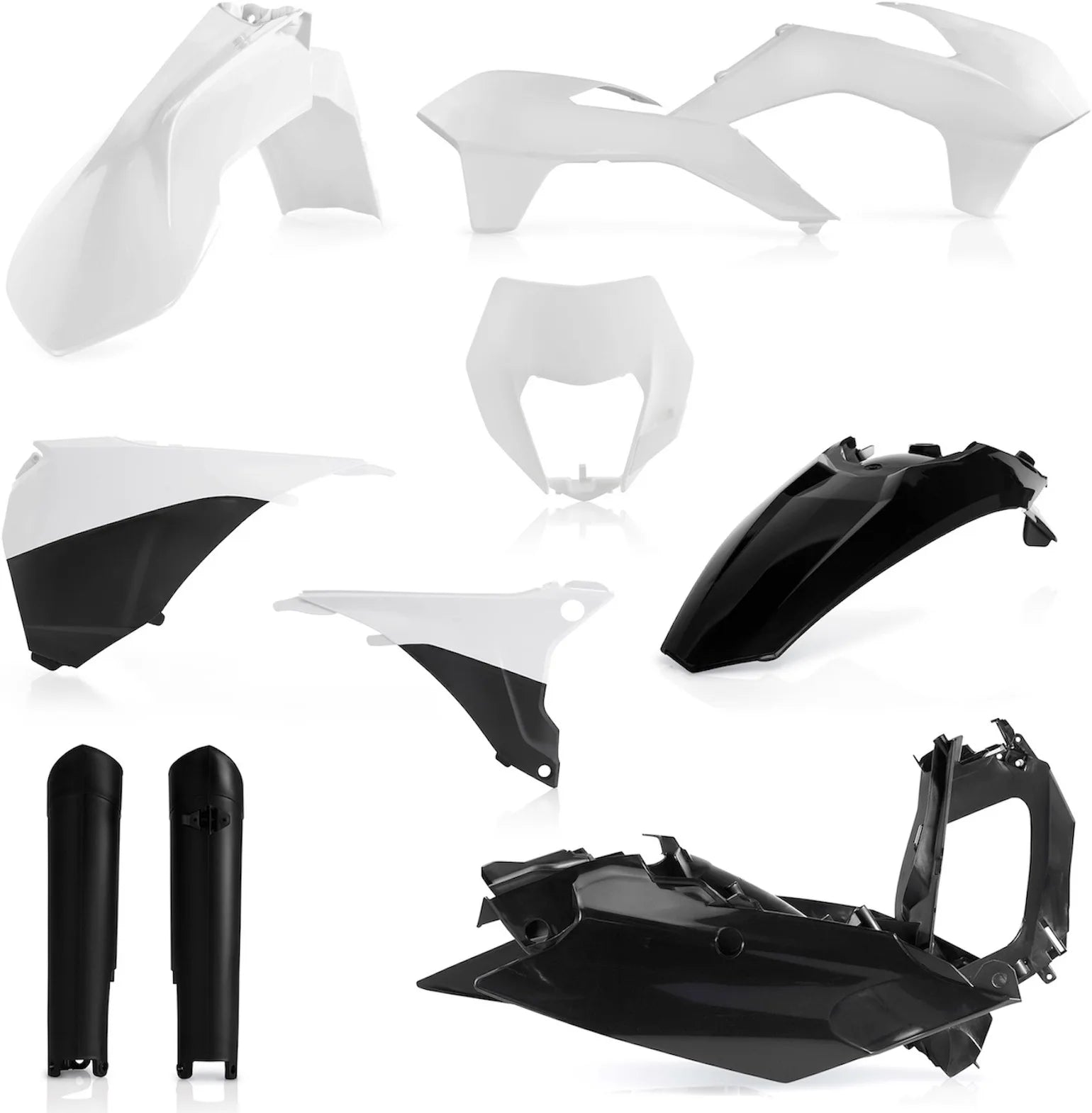 Kit Plastico Completo - Acerbis Compatible Con Ktm 525 Exc-F (2014-2015)