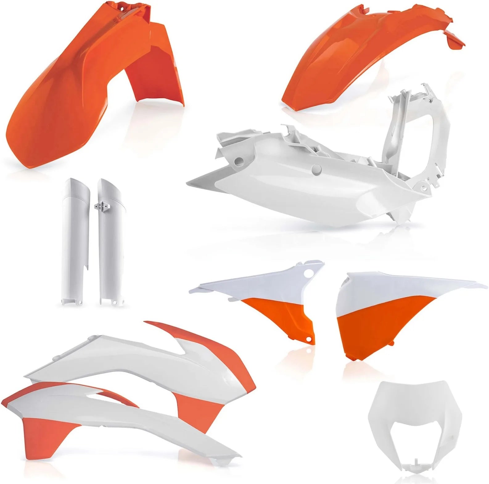 Kit Plastico Completo - Acerbis Compatible Con Ktm 300 Exc (2014-2015)