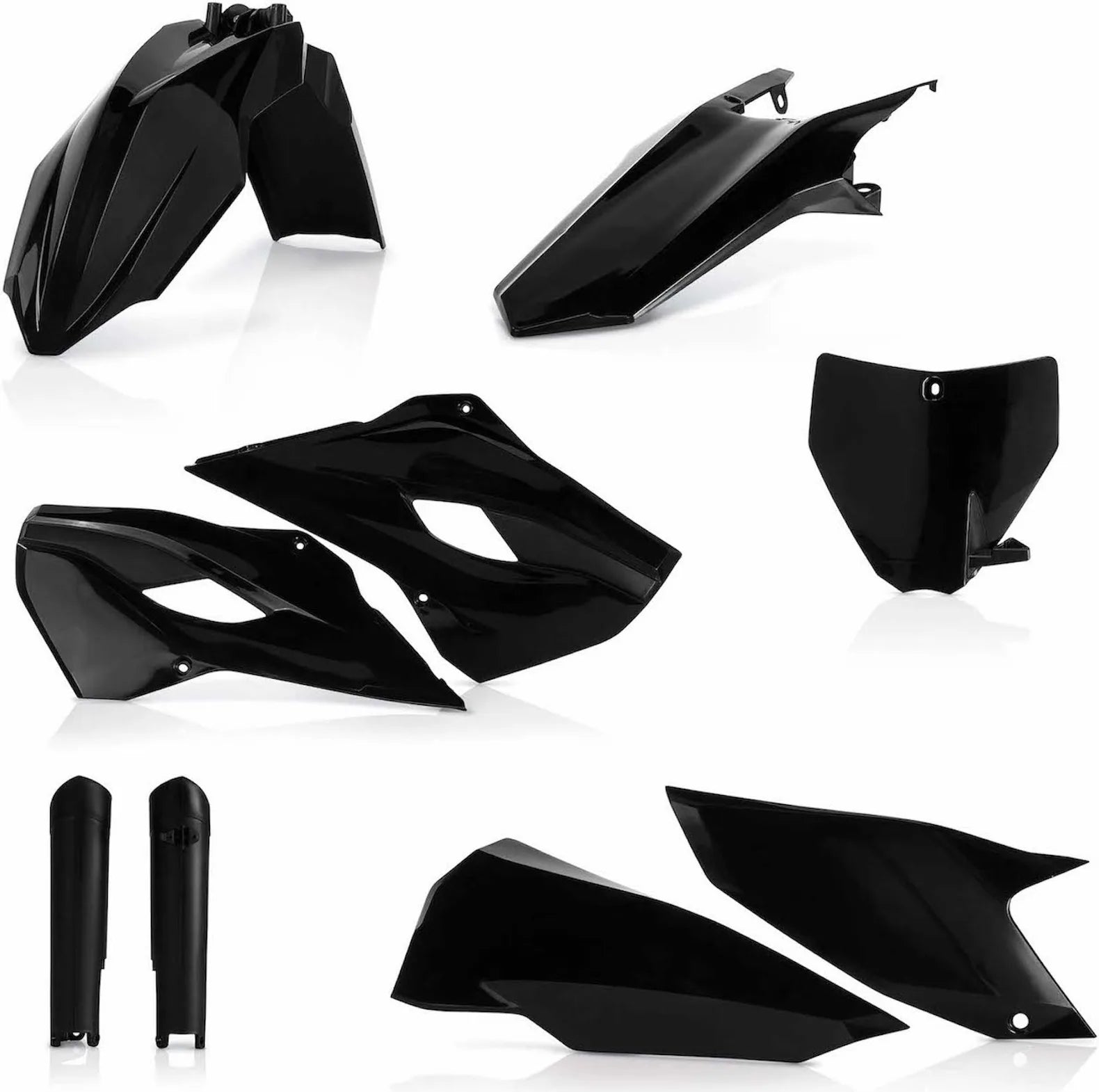 Kit Plastico Completo - Acerbis Compatible Con Husqvarna Te 125 (2014-2015)