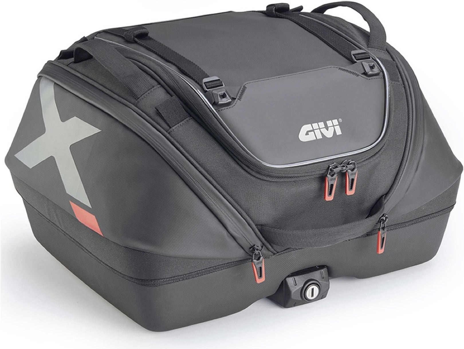 Monokey Black Top Bag - 40 Lt Nylon - Givi Compatible With Sym Adx 300 (2024)
