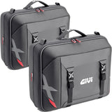 Maletas Laterales Monokey Negro 66 Lt Nylon - Givi Compatible Con Bmw R 1200 Gs Adventure (2014-2018)