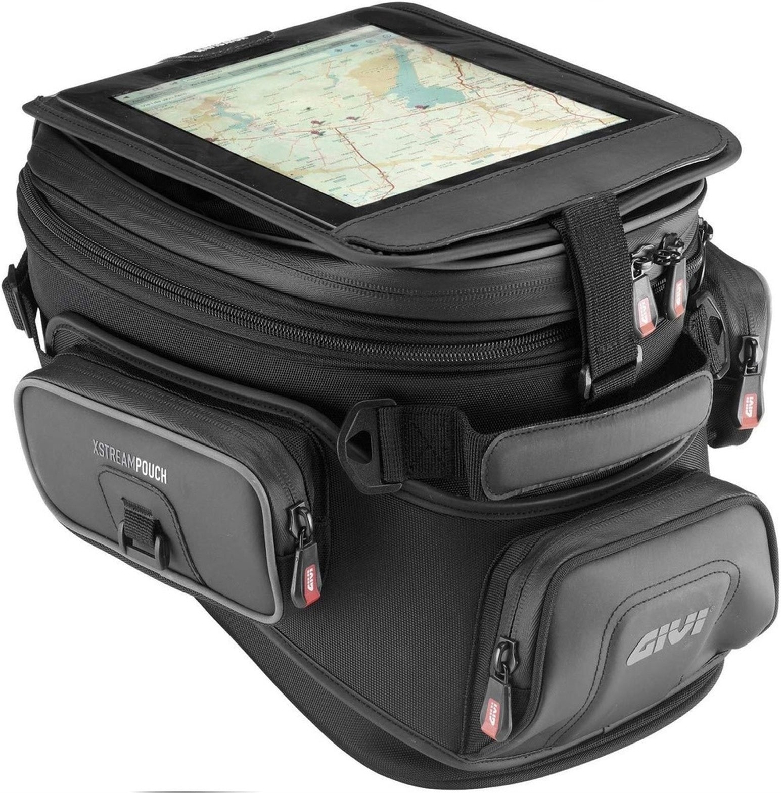 Tanklock Black Tank Bag - 20 Lt Nylon - Givi Compatible With Fantic Motor Caballero Scrambler 500 (2018-2023)