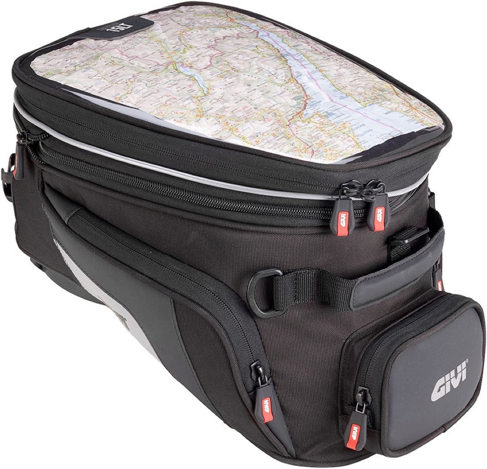 Tanklock Black Tank Bag - 15 Lt Xs320 Nylon - Givi Compatible With Aprilia Etv 1000 Caponord (2001-2010)