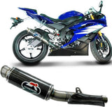 Tubo De Escape Con Homologación Acústica Round Carbono - Termignoni Compatible Con Yamaha Yzf-R6 (2006-2019)