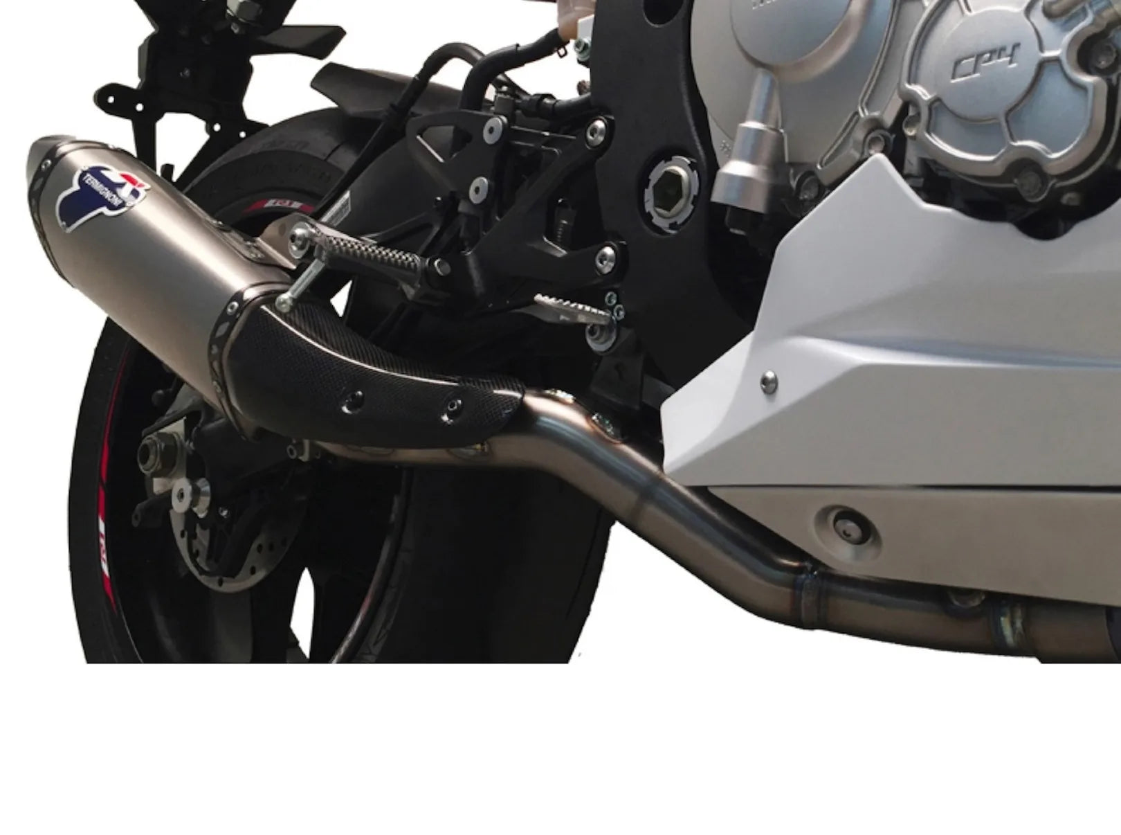 Tubo De Escape Con Homologación Acústica Force Titano Copa Carbono - Termignoni Compatible Con Yamaha Yzf-R1 1000 (2015-2020)
