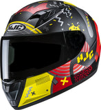 Casco Integral Para Moto Hjc Y10 Advanced Polycarbonate Mc1Sf Mika Talla 07 S