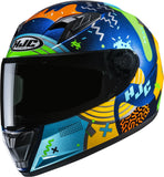 Casco Integral Para Moto Hjc Y10 Advanced Polycarbonate Mc23 Mika Talla 07 S