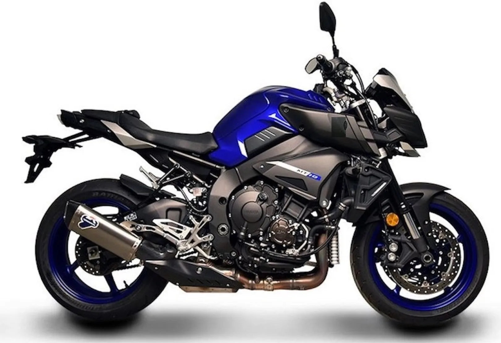 Tubo De Escape Con Homologación Acústica Force Titano Copa Carbono - Termignoni Compatible Con Yamaha Mt-10 (2016-2020)