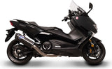 Sistema De Escape Completo Sin Homologación Acústica Scream Carbono Copa Carbono - Termignoni Compatible Con Yamaha Xp 530 T-Max (2017-2019)