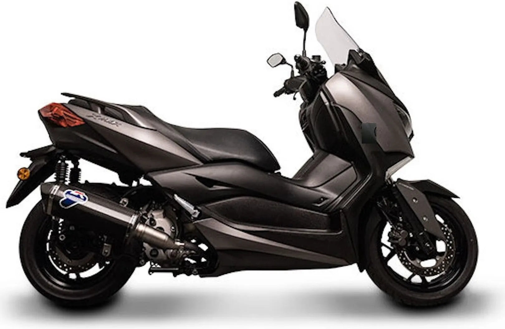 Tubo De Escape Con Catalizador Y Sin Homologación Acústica Scream Carbono Copa Carbono - Termignoni Compatible Con Yamaha X-Max 300 (2017-2020)
