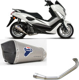Sistema De Escape Completo Sin Catalizador Y Sin Homologación Acústica Relevance Titano Copa Carbono - Termignoni Compatible Con Yamaha N-Max 155 (2017-2020)