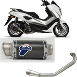 Sistema De Escape Completo Sin Catalizador Y Sin Homologación Acústica Gp Carbono - Termignoni Compatible Con Yamaha N-Max 155 (2017-2020)