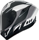 Casco Integral Speeding Para Moto Nolan X-804 Rs Ultra Carbon Carbono / Blanco / Negro / Gris Lesmo 363 Talla L