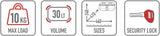Baúl Monokey Trekker Dolomiti Aluminio 30 Lt 6Kg Trekker Dolomiti Aluminio - Givi Compatible Con Ktm 1290 Super Adventure (2015-2016)