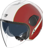 Casco Urban Commuting Para Moto Nolan N20-2 Visor Blanco / Verde / Rojo Tricolore 346 Talla Xxs